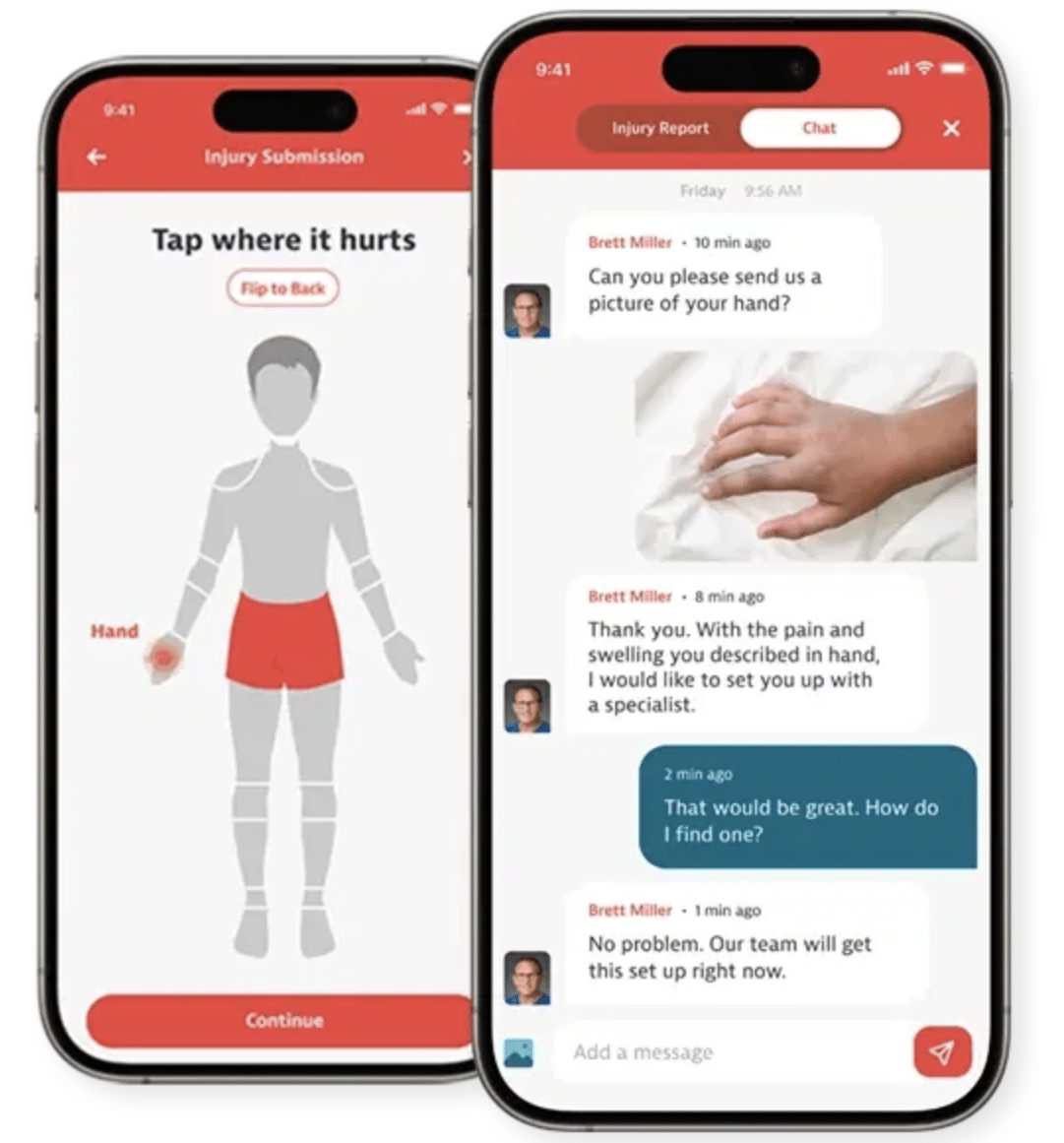 The Hurt! App – Injury Experts